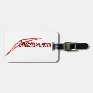 AllTrikes luggage tag with leather strap