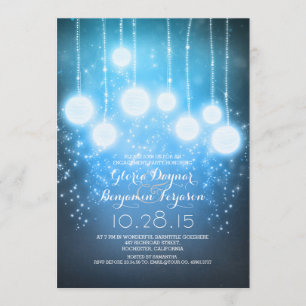 allume des invitations rustiques romantiques de