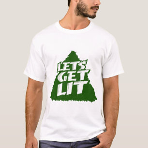 "Allumons les lumières" T-shirt drôle pour une fêt