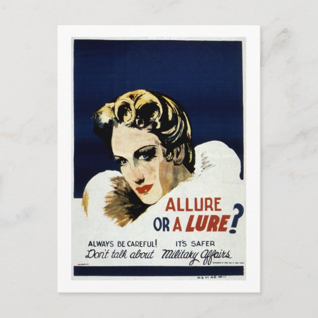 Allure or a Lure? Postcard (Front)
