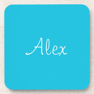 Alluring Aqua Coaster