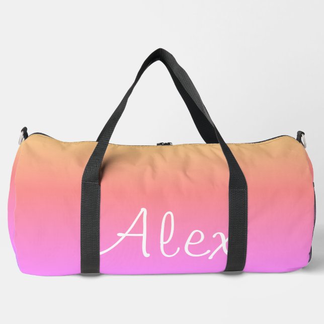 Alluring Aqua Duffle Bag (Front)