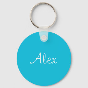 Alluring Aqua Keychain