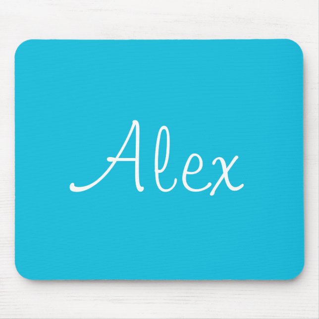 Alluring Aqua Mouse Pad (Front)
