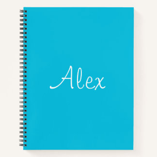 Alluring Aqua Notebook