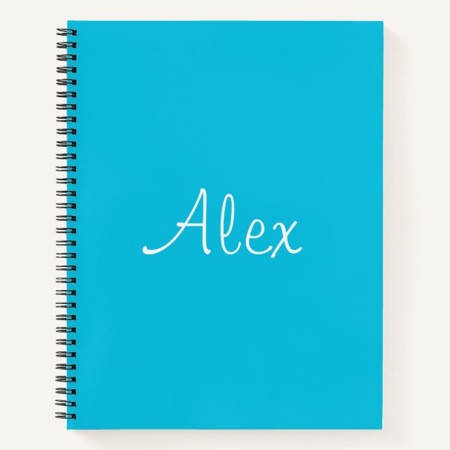 Alluring Aqua Notebook (Front)