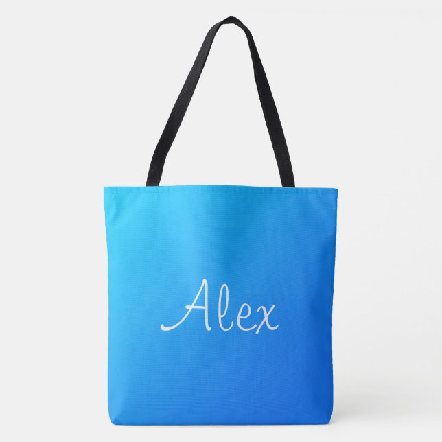 Alluring Aqua Tote Bag (Front)