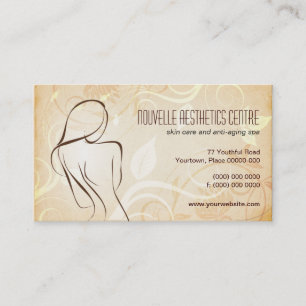 Alluring Curves Spa Appointment Business Card
