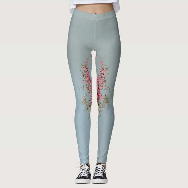 Alluring Flowers - Leggings (Front)