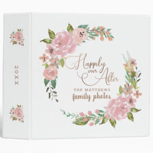 Alluring Rose Vintage Pink Family Photo Album Binder