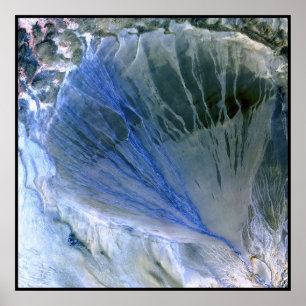 Alluvial Fan China Poster