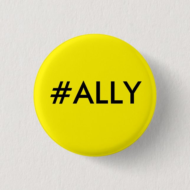 #ALLY 1 INCH ROUND BUTTON (Front)