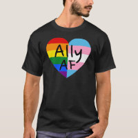 Ally AF III - LGBTQ Flag Gay Trans Queer Pride