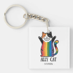 Ally Cat - Rainbow Cat LGBTQ Pride (2)