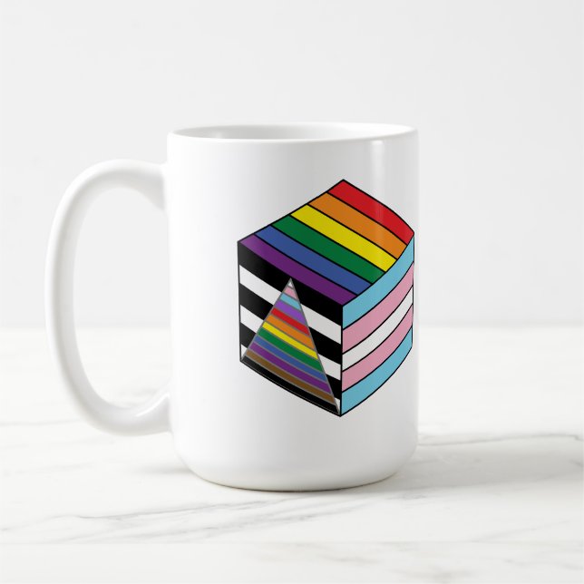 Ally Cube Coffee Mug (Left)
