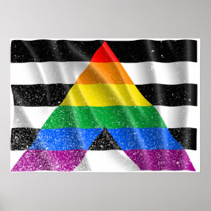ALLY FLAG FLYING -.png Poster