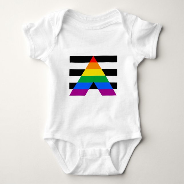 ALLY FLAG ORIGINAL BABY BODYSUIT (Front)