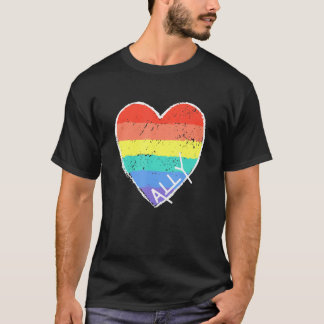 Ally Gay Lgbtq Pride Support T-Shirt