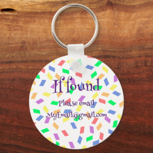 Ally in purple   pastel rainbow sprinkles keychain