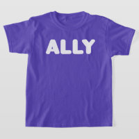 Ally LGBT Straight Allies Spirit Day White Purple