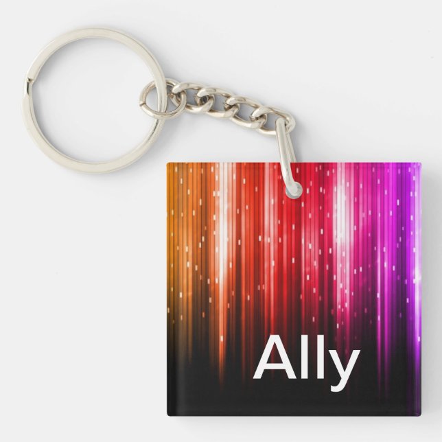 Ally name Key Chain! Keychain (Front)