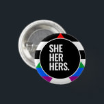 Ally Pride 1 Inch Round Button<br><div class="desc">LGBTQ  Pride Apparel for Everyone!
Browse over 10, 000  Pride and Flag Gifts including LGBTQ  Activism,  Equality and Culture Designs.  The Most Unique Gay,  Lesbian Bi,  Trans,  Queer  Apparel on the web. Shop now and find your own style from GAY to Z:  http://www.LgbtShirts.com</div>