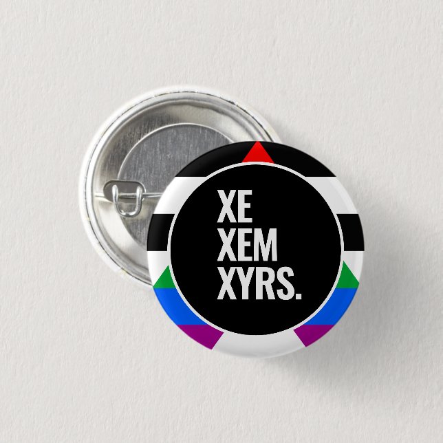 Ally Pride 1 Inch Round Button (Front & Back)