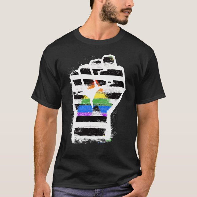 Ally Pride Fist T-Shirt (Front)