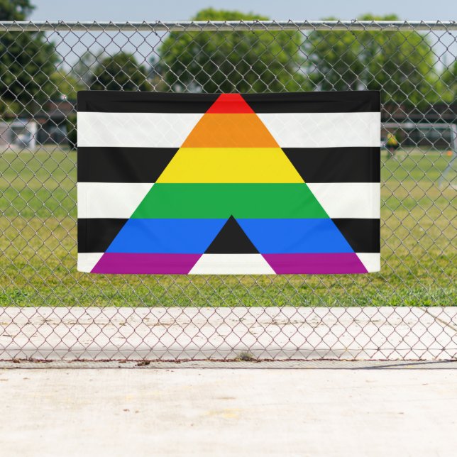 Ally Pride Flag Banner (Insitu)