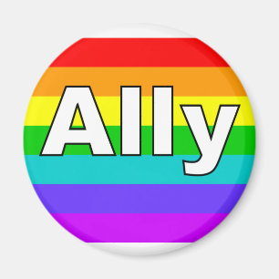 Ally Pride Flag Magnet