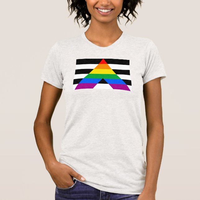 Ally Pride Flag T-Shirt (Front)