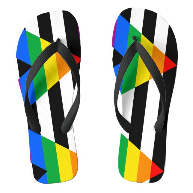 Ally Pride Flip Flops (Footbed)