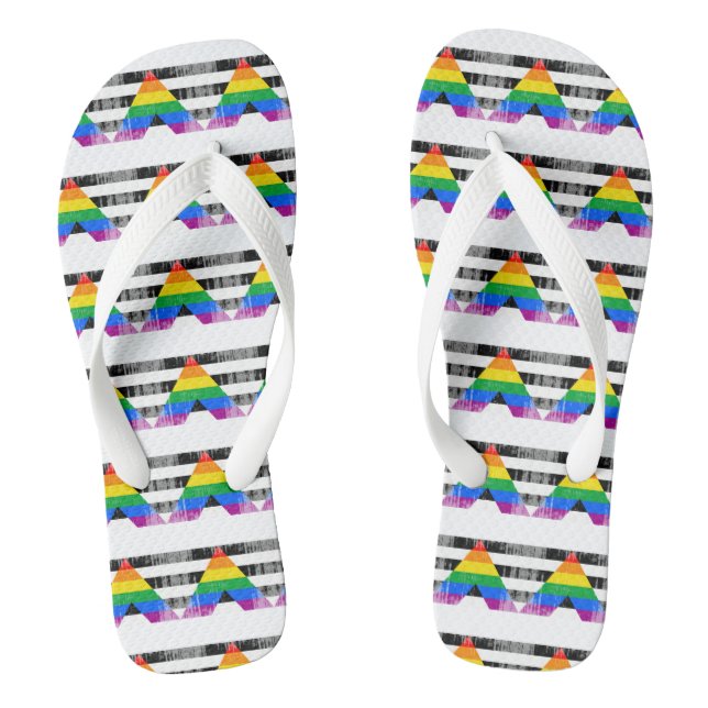Ally Pride Flip Flops (Footbed)