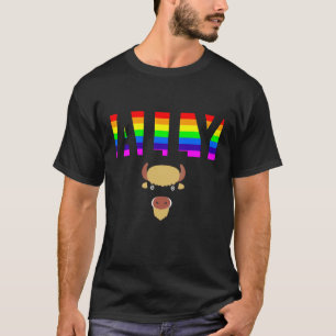 Ally Pride LGBTQ Equality Rainbow Lesbian Gay Tran T-Shirt