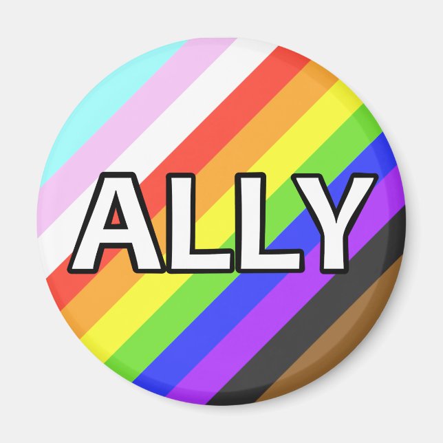Ally Pride Refrigerator Magnet (Front)
