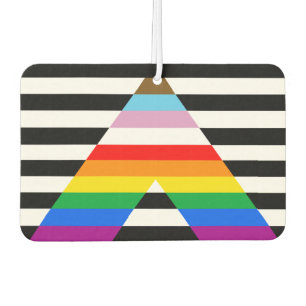 Ally Progress Pride Flag Air Freshener