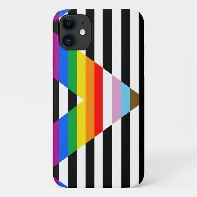Ally Progress Pride Flag Case-Mate iPhone Case (Back)