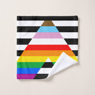 Ally Progress Pride Flag Wash Cloth