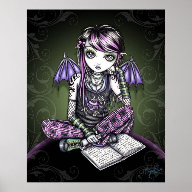 Ally Tattoo Emo Fairy Poster (Front)