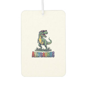 Allysaurus Vintage Dinosaur Sunglasses Shirt Desig Air Freshener