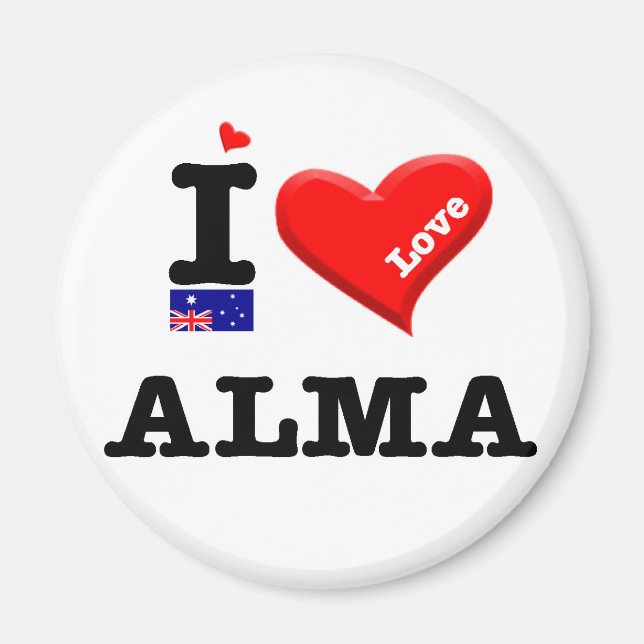 ALMA - I Love Magnet (Front)