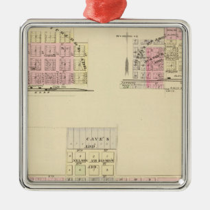 Alma, Nebraska Metal Ornament