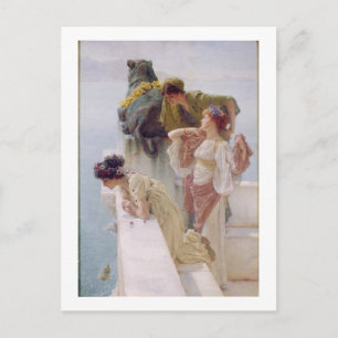 Alma-Tadema A Coign of Vantage, 1895 Postcard