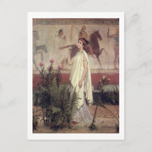 Alma-Tadema A Greek Woman, 1869 Postcard