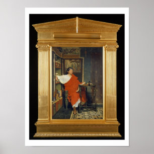Alma-Tadema   A Roman Scribe Writing Dispatches Poster