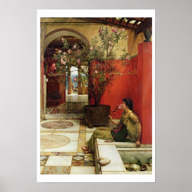 Alma-Tadema | An Oleander, 1882 Poster (Front)