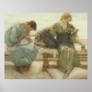 Alma-Tadema   Ask me no more, 1886 Poster