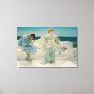 Alma-Tadema Ask me no more, 1906 Canvas Print