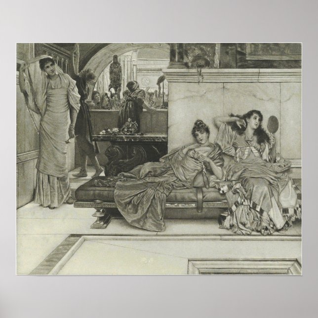 Alma-Tadema - At The Shrine Of Venus 1889 Poster (Front)