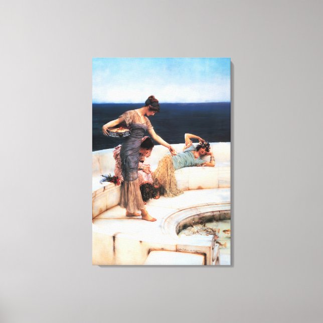 Alma-Tadema Classical Art Canvas Print Home Decor  (Front)